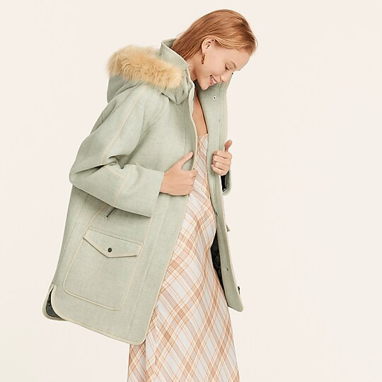 Summit parka in Italian stadium-cloth wool | J. Crew US