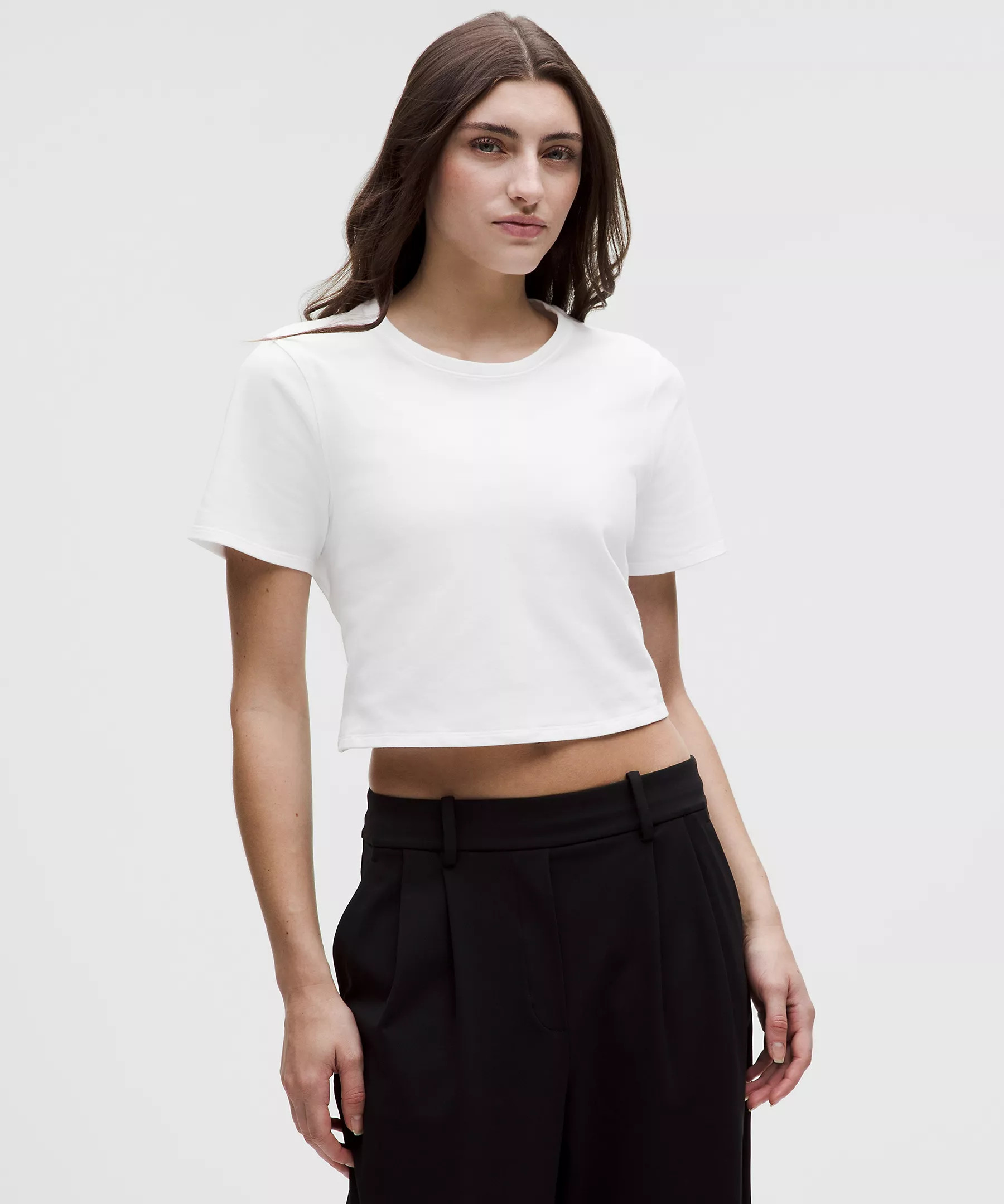 Tie-Hem Heavyweight Cotton T-Shirt | Women's Short Sleeve Shirts & Tee's | lululemon | Lululemon (US)