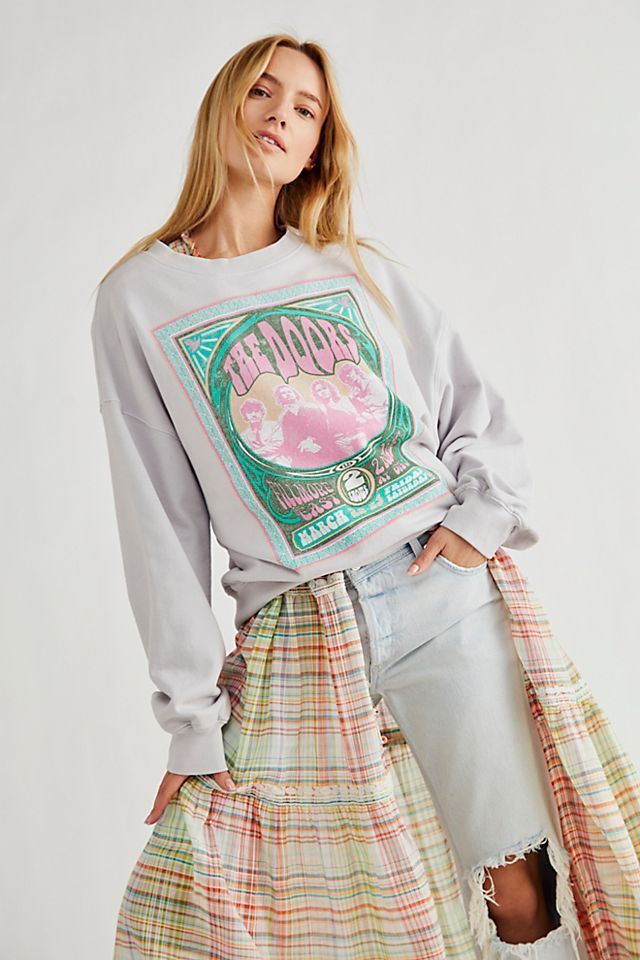 The Doors Poster Oversized Crewneck | Free People (Global - UK&FR Excluded)