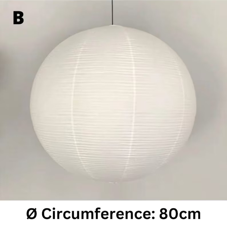 Noguchi Wabi Sabi Inspired Paper Japanese Style Shape,Denmark and Scandinavian ,Hanging  Lamp for... | Etsy (US)