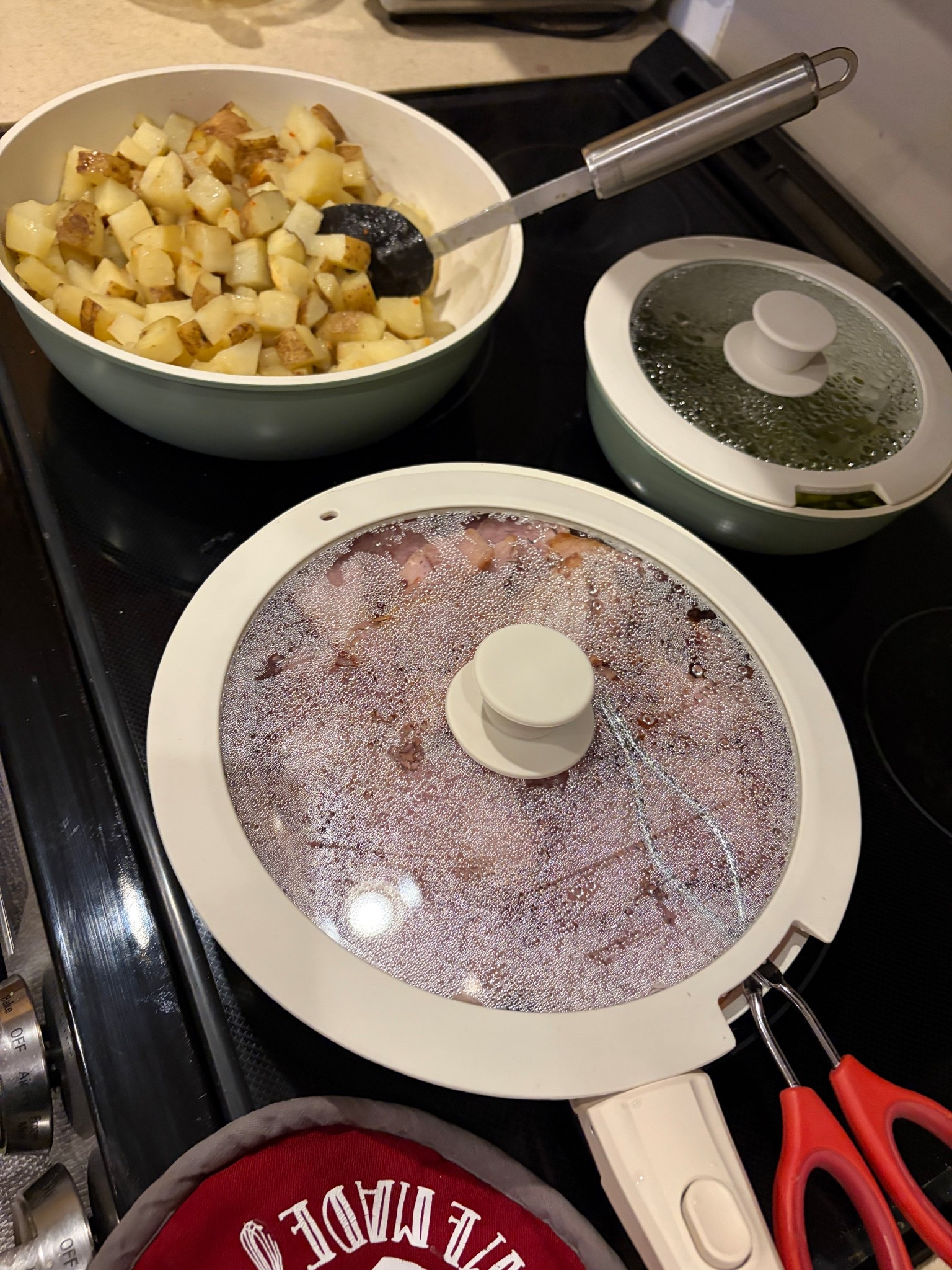 Fun cooking set plus it’s stackable as well! The pots are nonstick and toxin free. I’m
Obsessed either way these for active fun cooking… the handles are fun to switch around. Normally I don’t enjoy cooking. 

#LTKHome #LTKfoodie #LTKmomlife