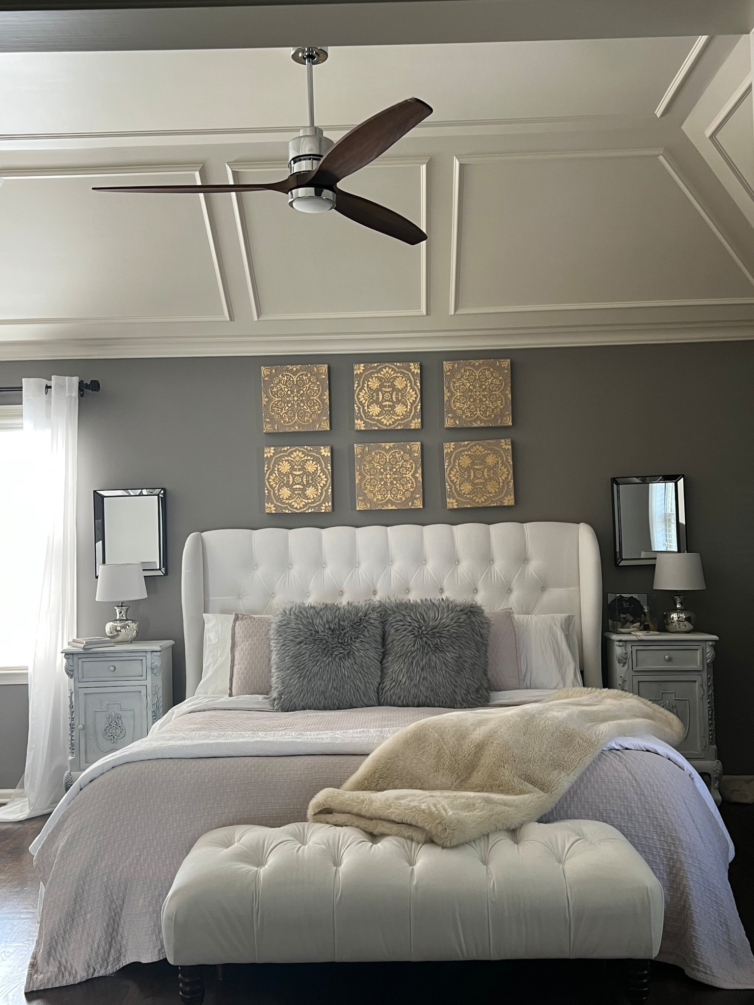 love my bed frame! We have a King sized in the linen fabric 

#LTKHome