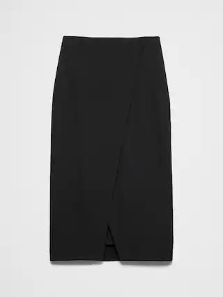 Split-Front Midi Skirt | Banana Republic Factory