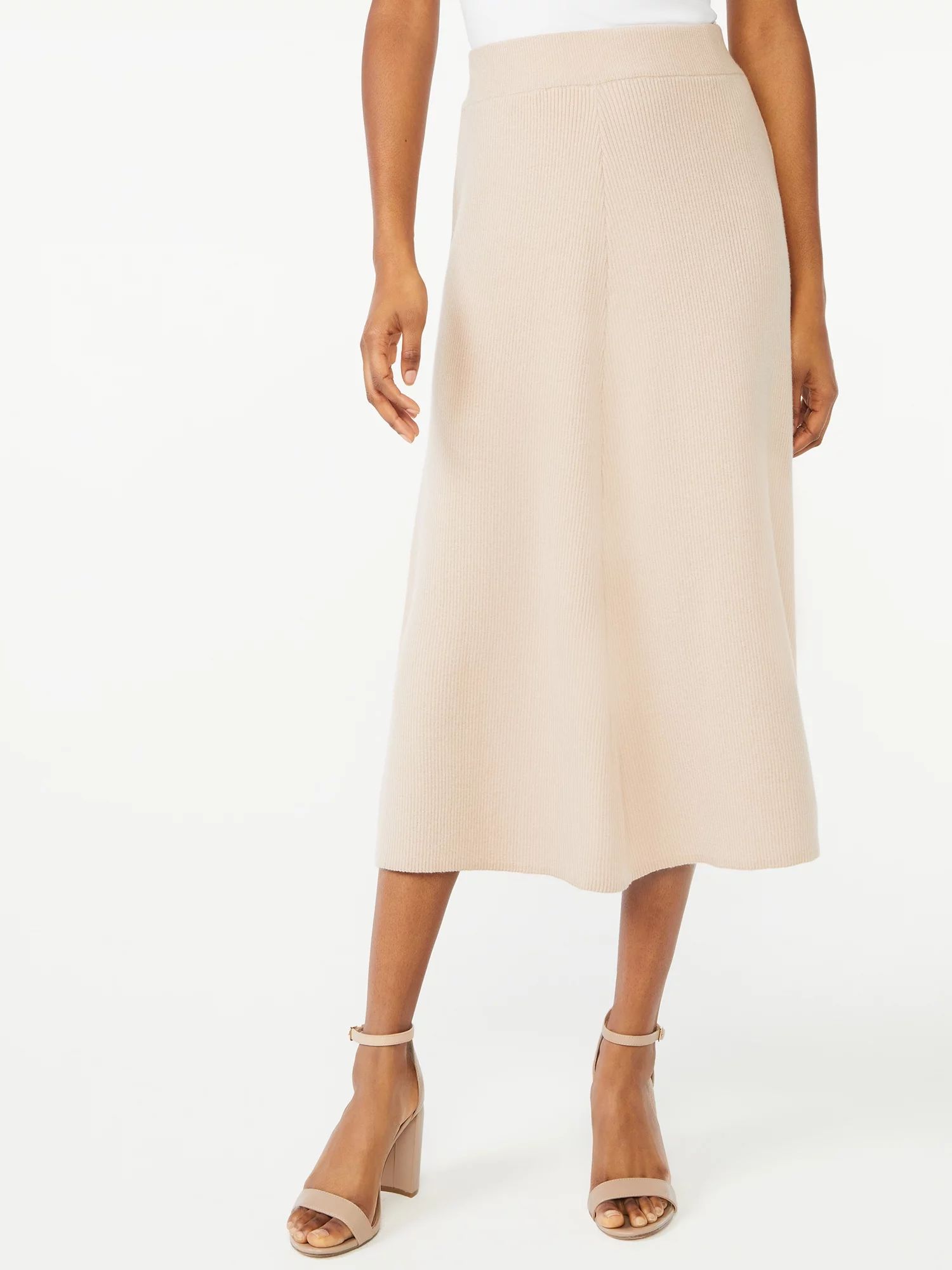 Scoop Women's Knit Midi Skirt | Walmart (US)