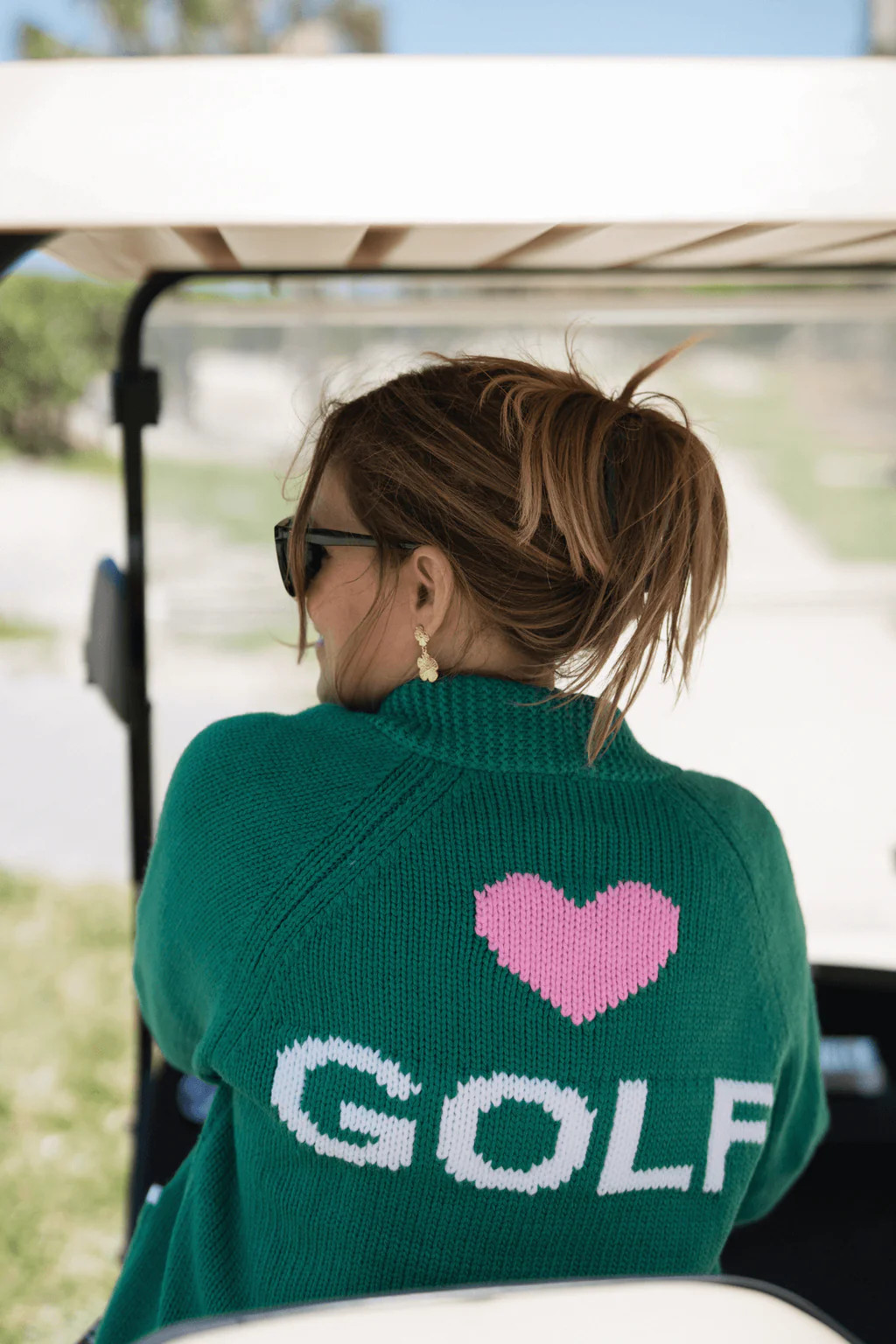 Pink Pineapple Love Golf Cardigan | Social Threads