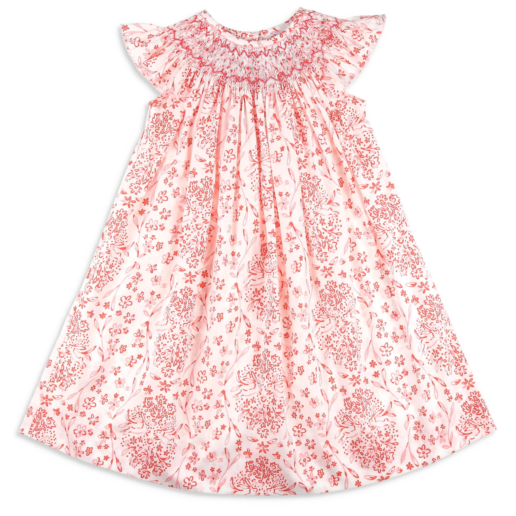 Girls Bishop Dress - Easter Toile - Shrimp and Grits Kids | Shrimp and Grits Kids