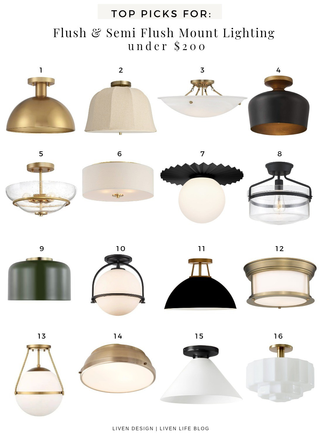 Flush mount light. Brass ceiling light. Glass flush mount light. Dome light

#LTKSeasonal #LTKSaleAlert #LTKHome