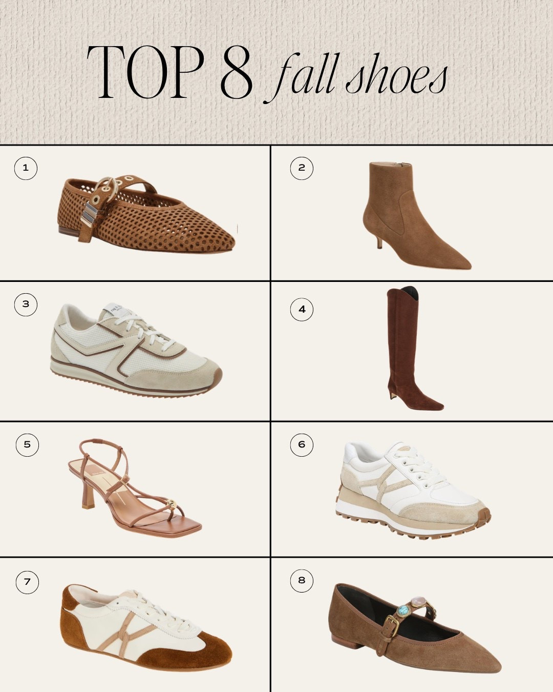 The top 8 shoes that I recommend for fall this year! Flats, boots, sneakers, etc.

#LTKSeasonal #LTKOver40