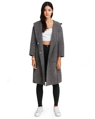 Women's Walk This Way Wool Blend Oversized Coat | Macy's