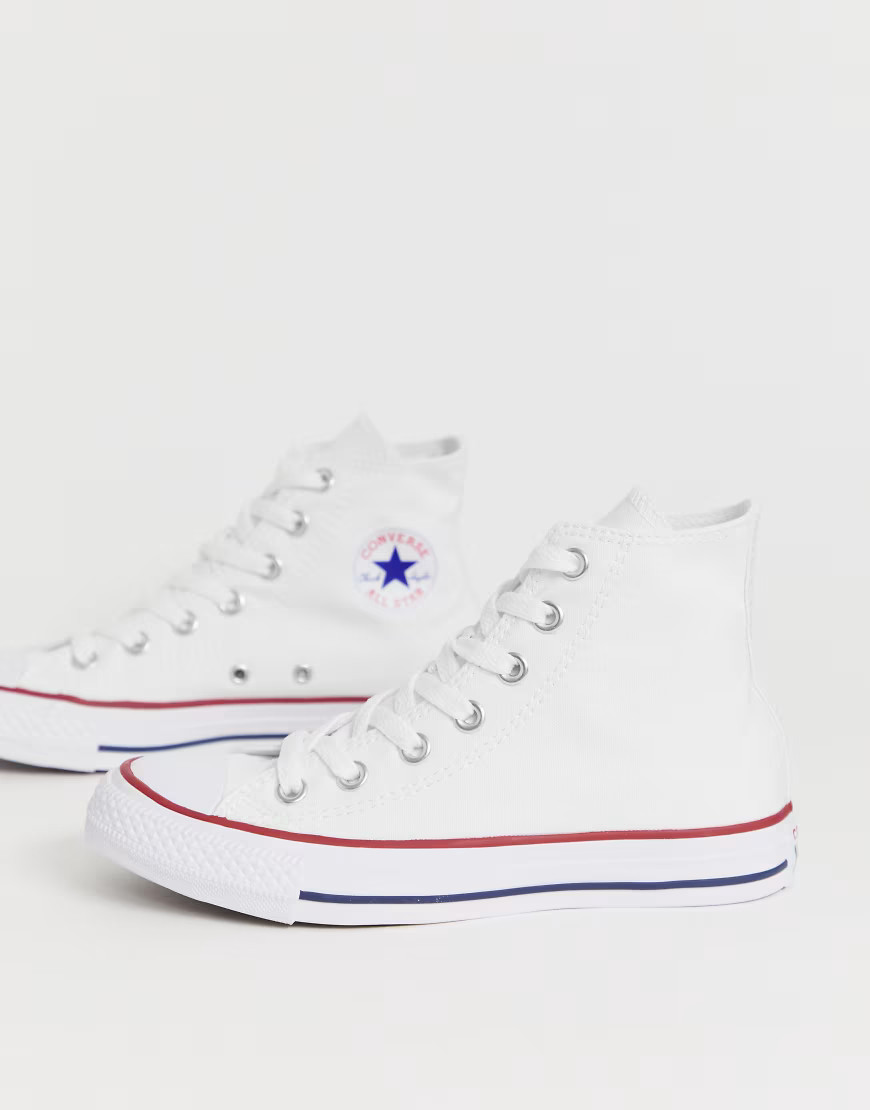 Converse Chuck Taylor Hi white sneakers | ASOS (Global)