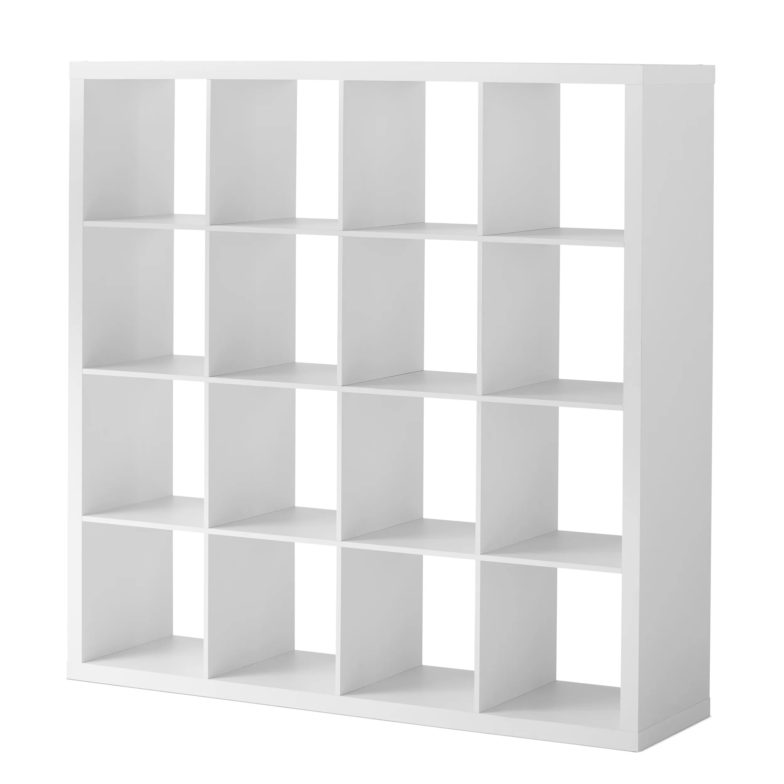 Better Homes & Gardens 16-Cube Storage Organizer, Textured White | Walmart (US)