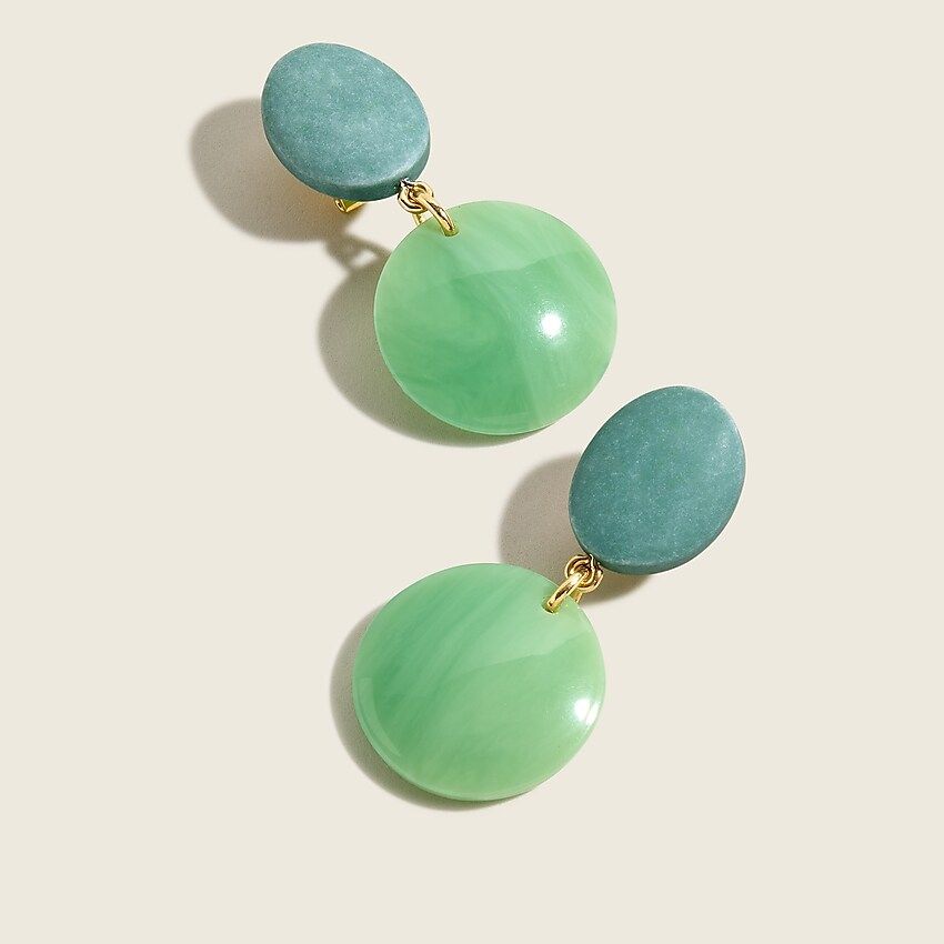 Made-in-Italy acetate drop earrings | J.Crew US