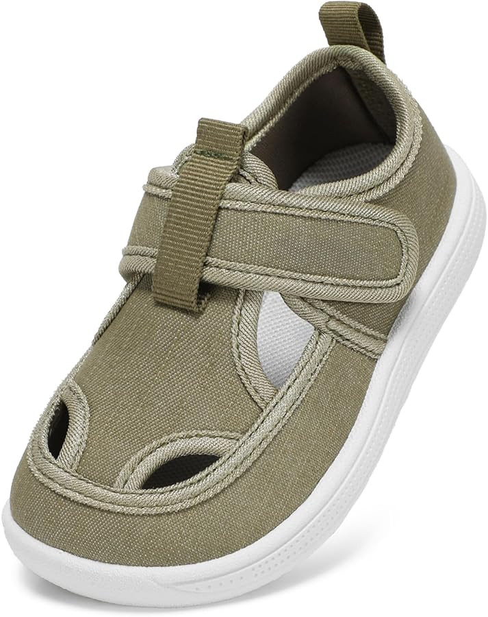 Toddler Wide Toe Box Water Shoes: Boys Girls Zero Drop Beach Sandals Summer Kids Barefoot Swim Po... | Amazon (US)