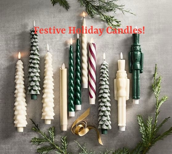 Beautiful holiday, Christmas candles in a variety of styles! Shop them soon! High sellout risk. Also shop more candle options and candleholders! Pottery Barn  

#LTKSeasonal #LTKFindsUnder50 #LTKHome