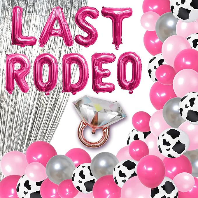 Cowgirl Bachelorette Party Decorations Naughty, Last Rodeo Bachelorette Party Decorations Nashvil... | Amazon (US)
