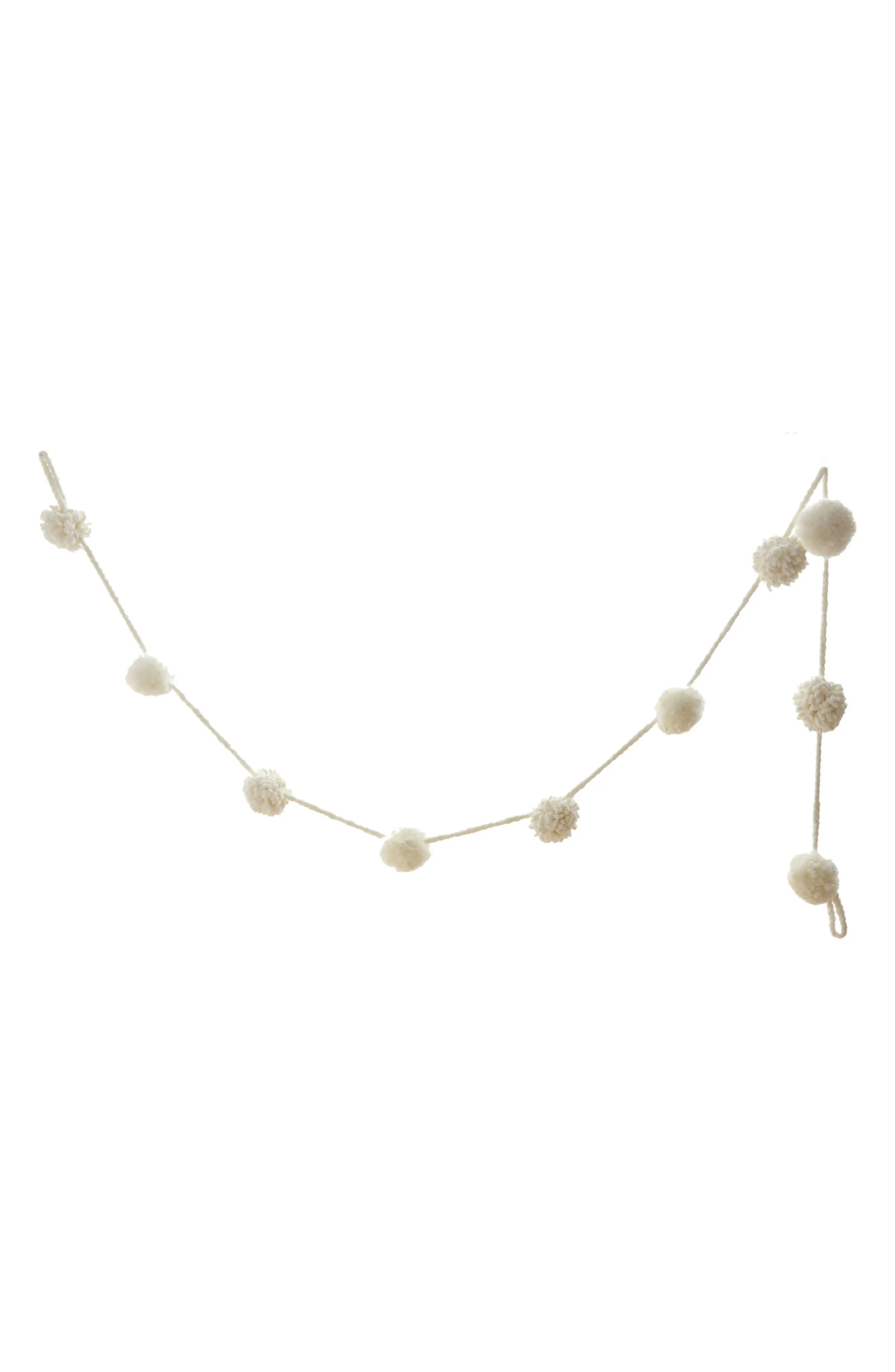 Creative Co-Op Pompom Garland | Nordstrom