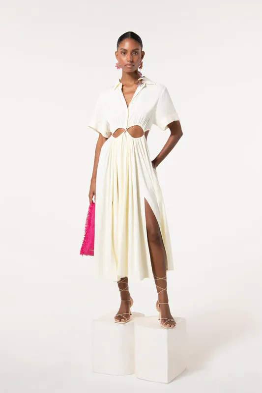 Cult Gaia Keegan Dress - White - M | Verishop