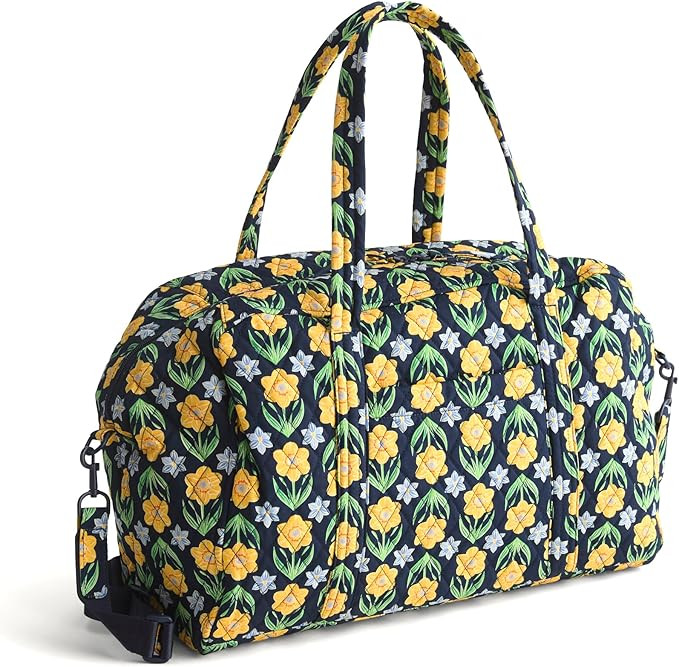 Vera Bradley Women's Miramar Weekender Travel Bag - Premium Cotton | Amazon (US)