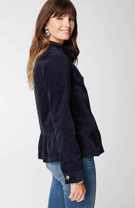 Corduroy Peplum Jacket | J. Jill