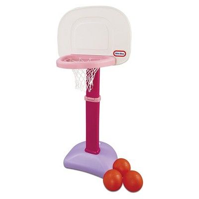 Little Tikes Toddler/Kids Easy Score Basketball Set with Adjustable Hoop, 3 Balls, and 6 Height S... | Target