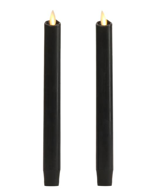 2pk Indoor Outdoor Scalloped Tapered Candles | TJ Maxx