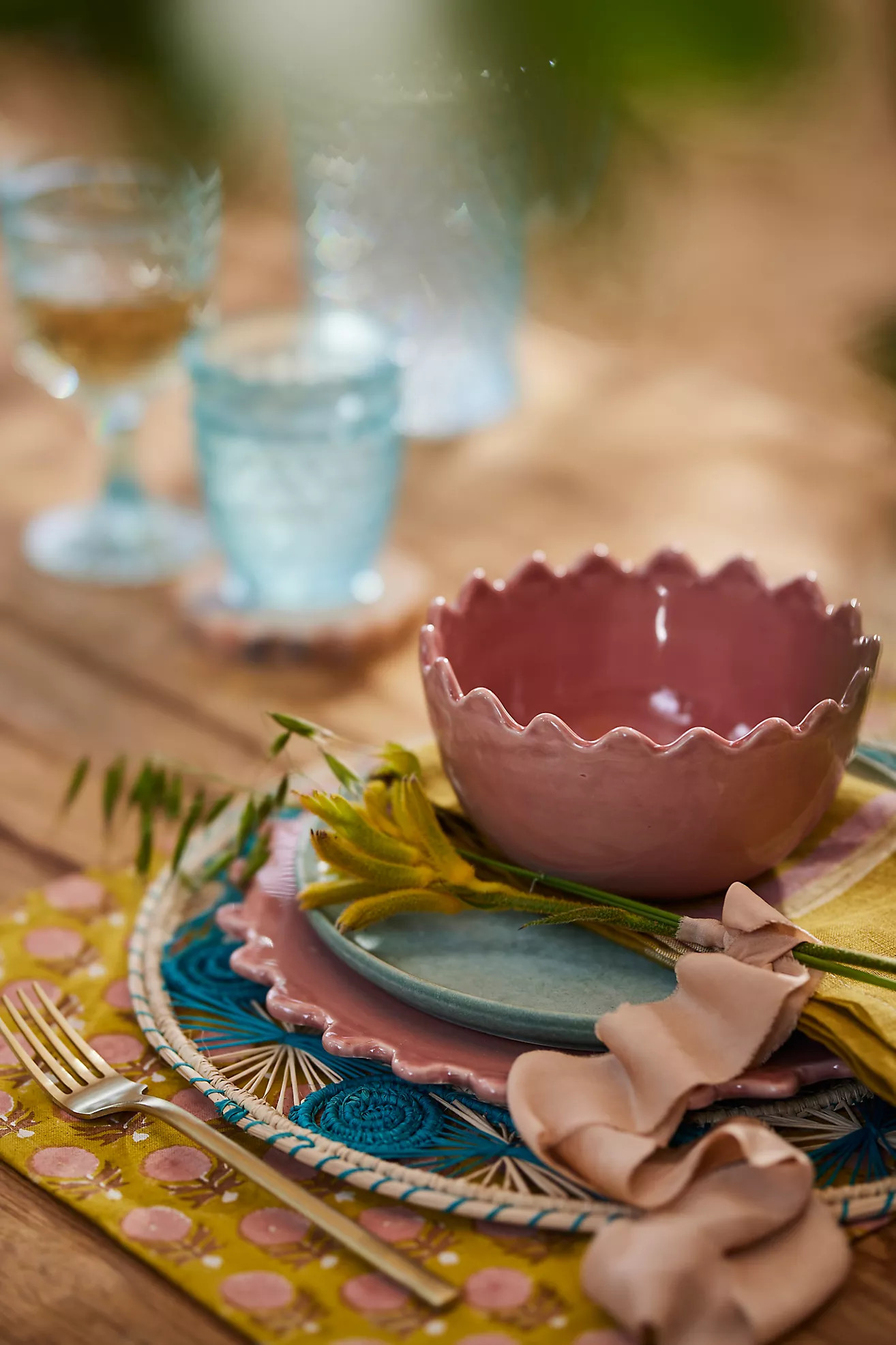 Scalloped Ceramic Bowl, Small | Anthropologie (US)