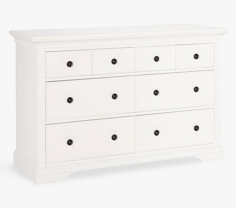 Larkin Extra-Wide Nursery Dresser, Simply White, In-Home Delivery | Pottery Barn Kids