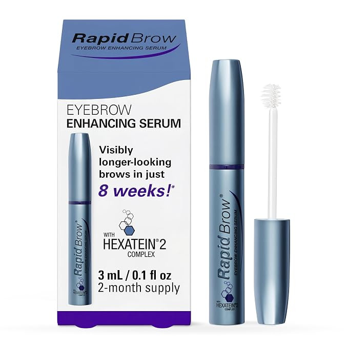 RapidBrow Eyebrow Enhancing Serum - 2 Month Supply, 3mL | Amazon (US)