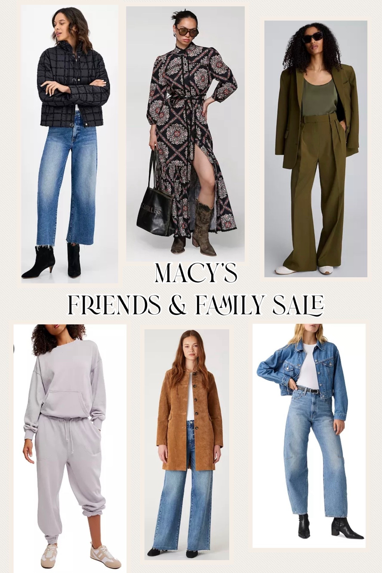 30% off sale at Macy’s! Select clothes shoes, purses even home items are on sale!! Great time to grab something for yourself or a gift for the holidaygift
*Use code FRIEND at checkout 

#LTKFamily #LTKSaleAlert #LTKHoliday