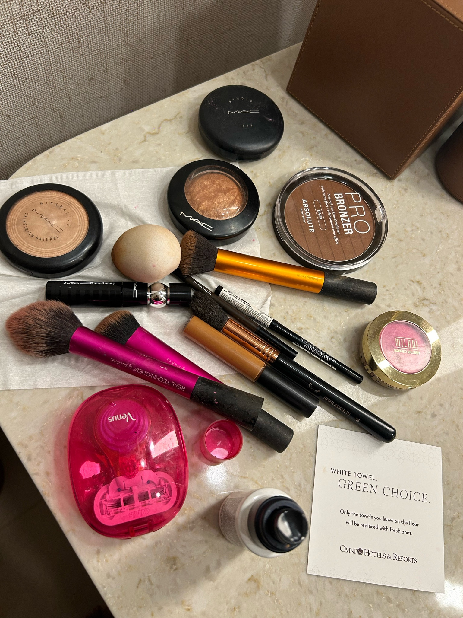 Just finished applying my makeup, and these are my go-to products and tools when I’m traveling for work! ✈️✨ I always pack a mix of drugstore and high-end favorites to keep my routine quick, easy, and flawless—no matter where I am. 

#LTKWorkwear #LTKTravel #LTKBeauty