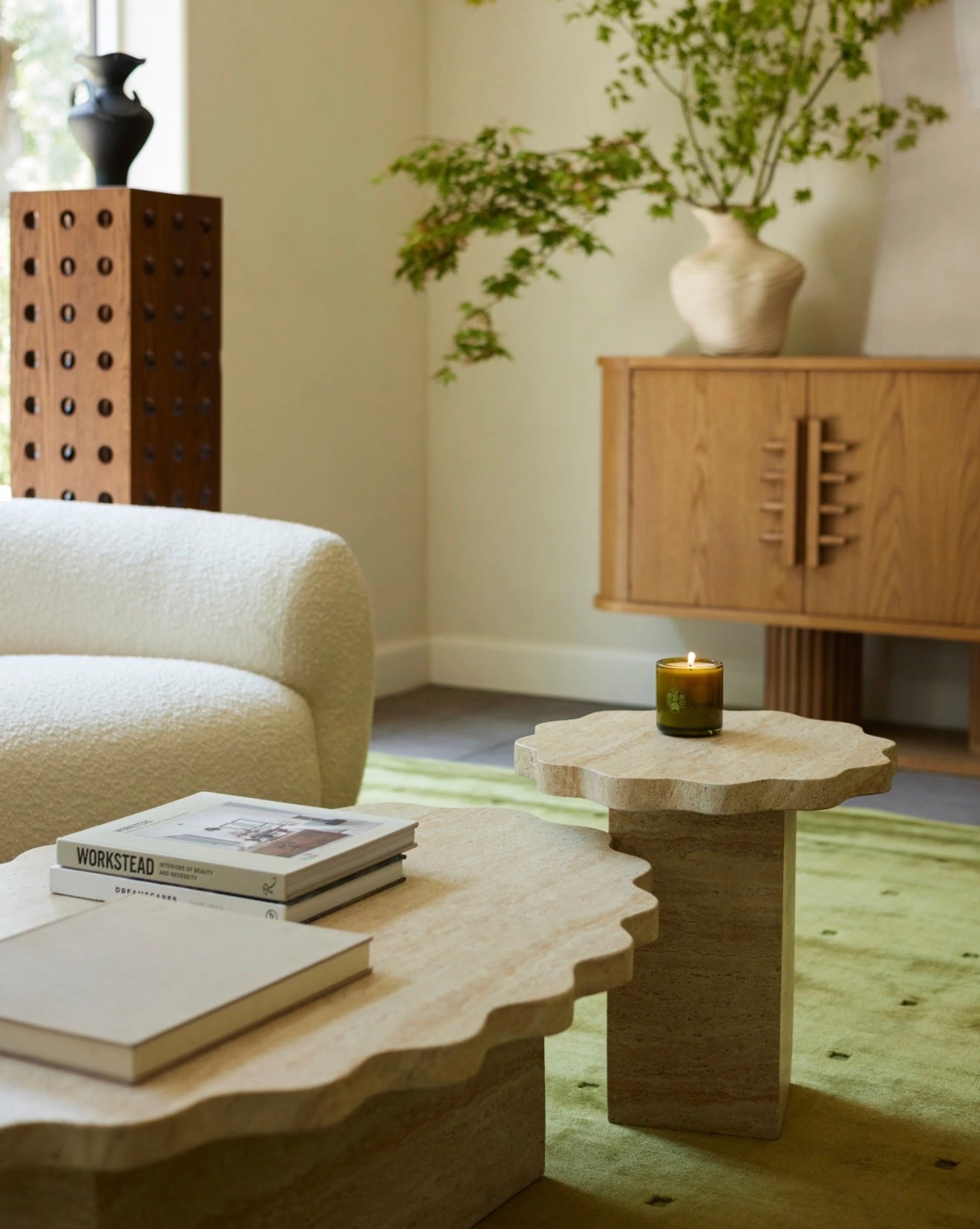 Scalloped Indoor / Outdoor Side Table #ltkfurniturefinds

#LTKHome #LTKSaleAlert