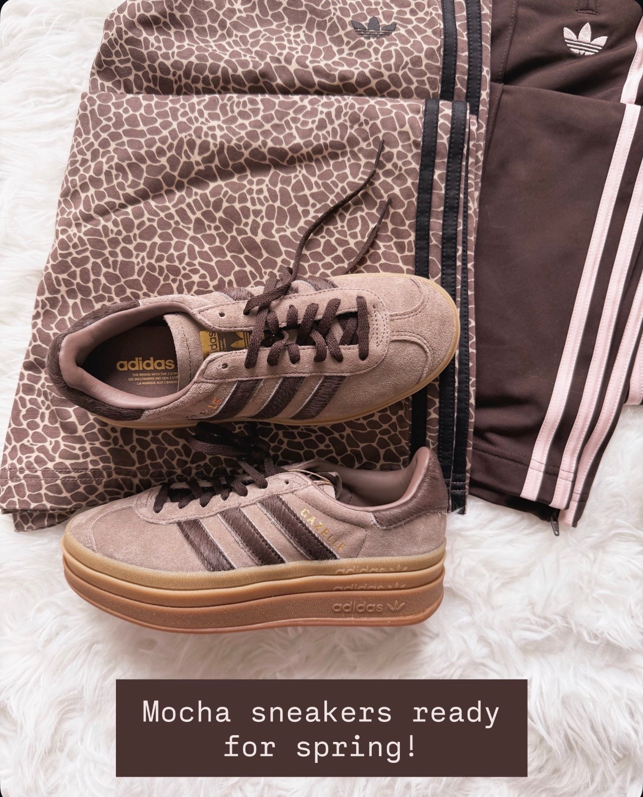These mocha sneakers are such a good neutral for spring. They pair perfectly with athleisure and add a little warmth to everyday outfits.

mocha sneakers women, brown adidas sneakers outfit, neutral sneaker outfit ideas, athleisure outfit women, casual spring sneakers, comfortable everyday sneakers, sporty casual style, women’s spring sneaker trend

#LTKSeasonal #LTKOver40 #LTKTravel