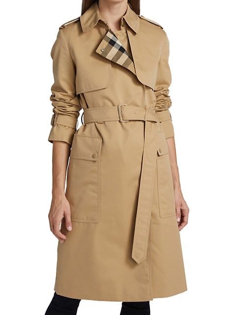 Sandridge Belted Logo Trench Coat | Saks Fifth Avenue