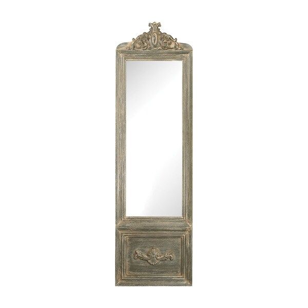 Sterling Bastille Floor Mirror - White/Grey | Bed Bath & Beyond