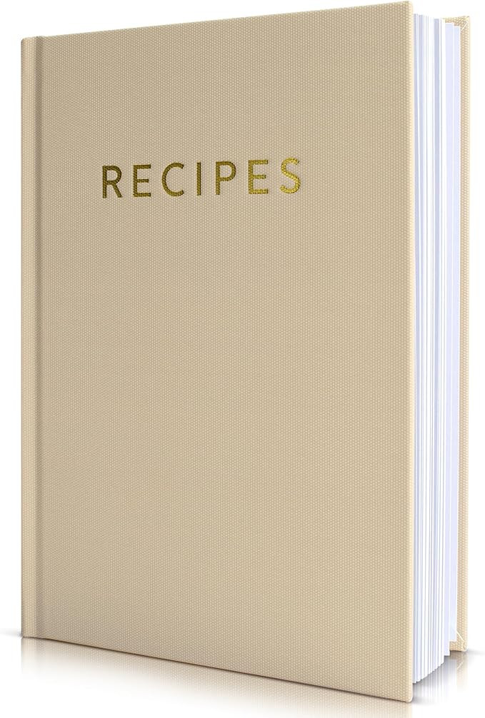 ZICOTO Aesthetic Blank Recipe Book with Waterproof Cover - The Perfect Recipe Notebook To Write I... | Amazon (US)