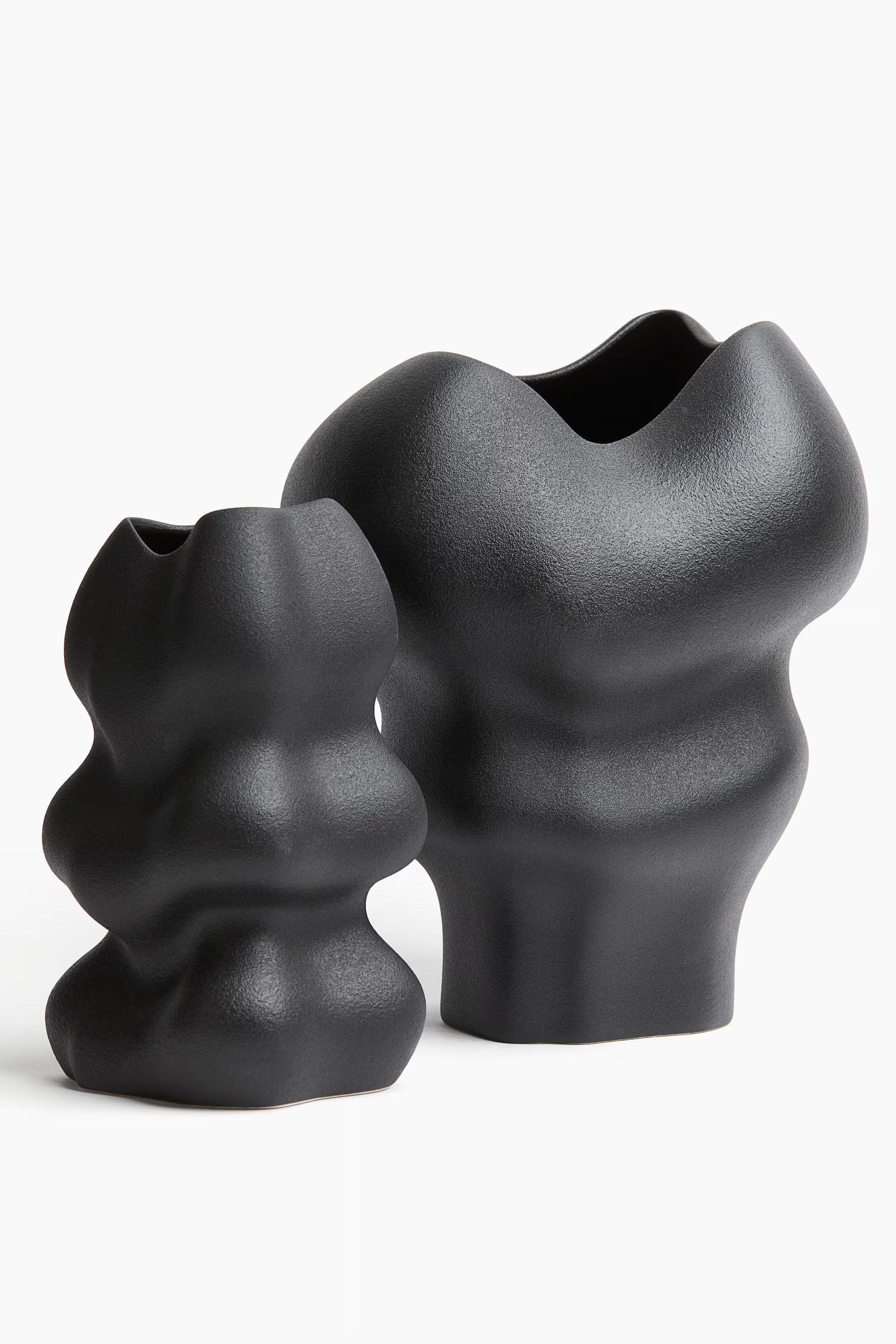 Extra-Large Irregular-Shaped Stoneware Vase | H&M (US + CA)