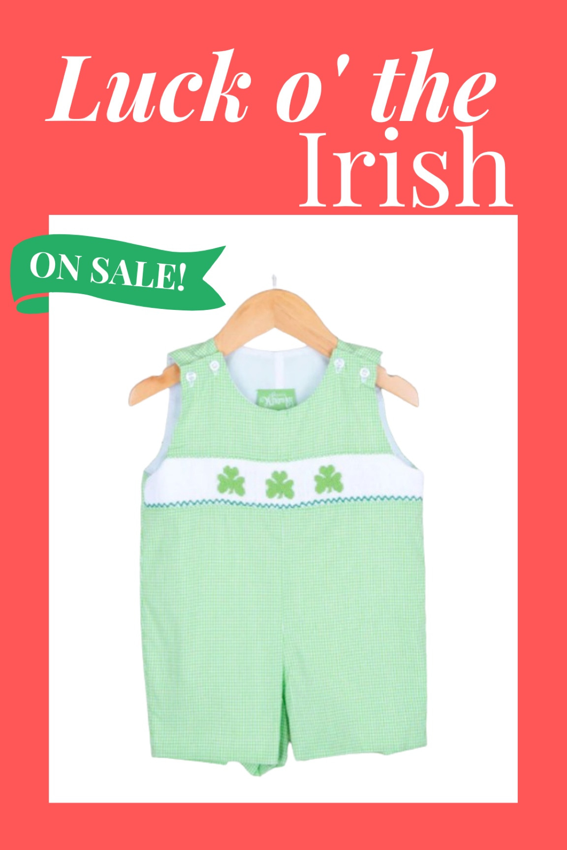 St. Patrick’s Day outfits now on sale at Classic Whimsy! Perfect shamrock dresses, shirts, and sets to keep your little leprechaun from getting pinched!

#LTKkids #LTKSpringSale #LTKbaby