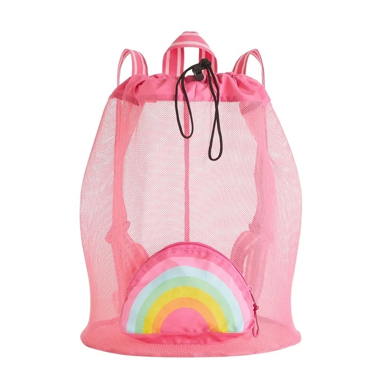 Sunshine Squad Rainbow Beach Convertible Mesh Backpack | Walmart (US)