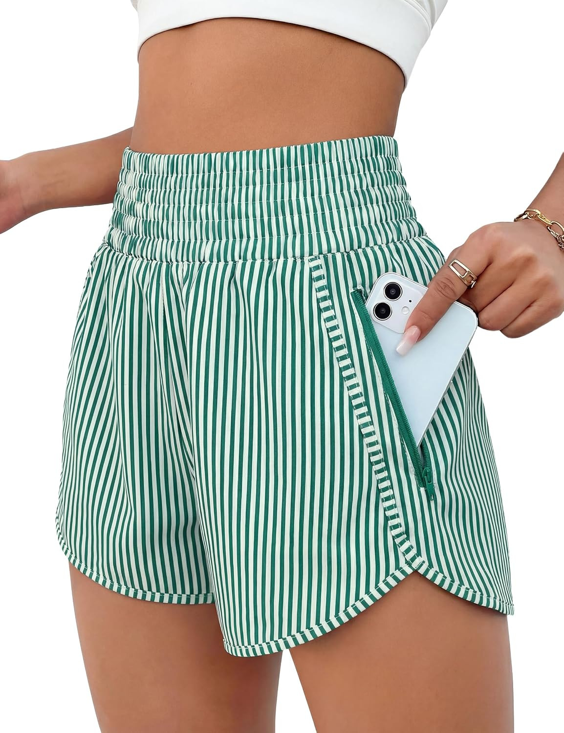BMJL 2.5" Athletic Shorts for Women Comfy High Waisted Short with Pocket | Amazon (US)
