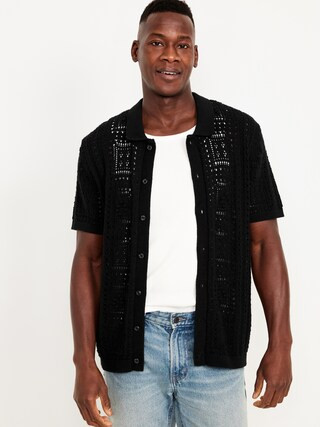 Sweater-Knit Shirt | Old Navy (US)