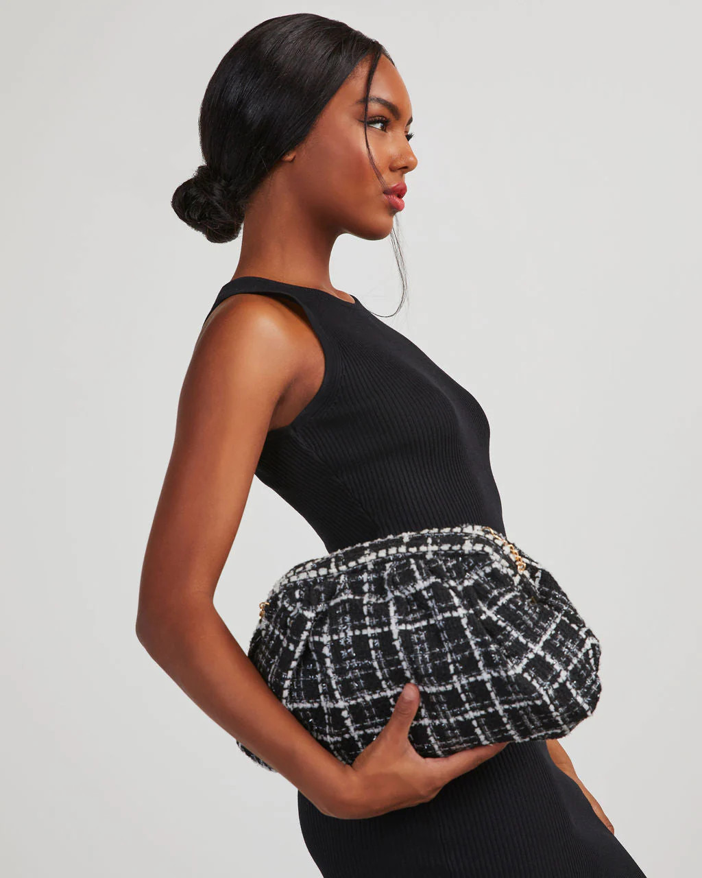 Arnette Tweed Clutch | VICI