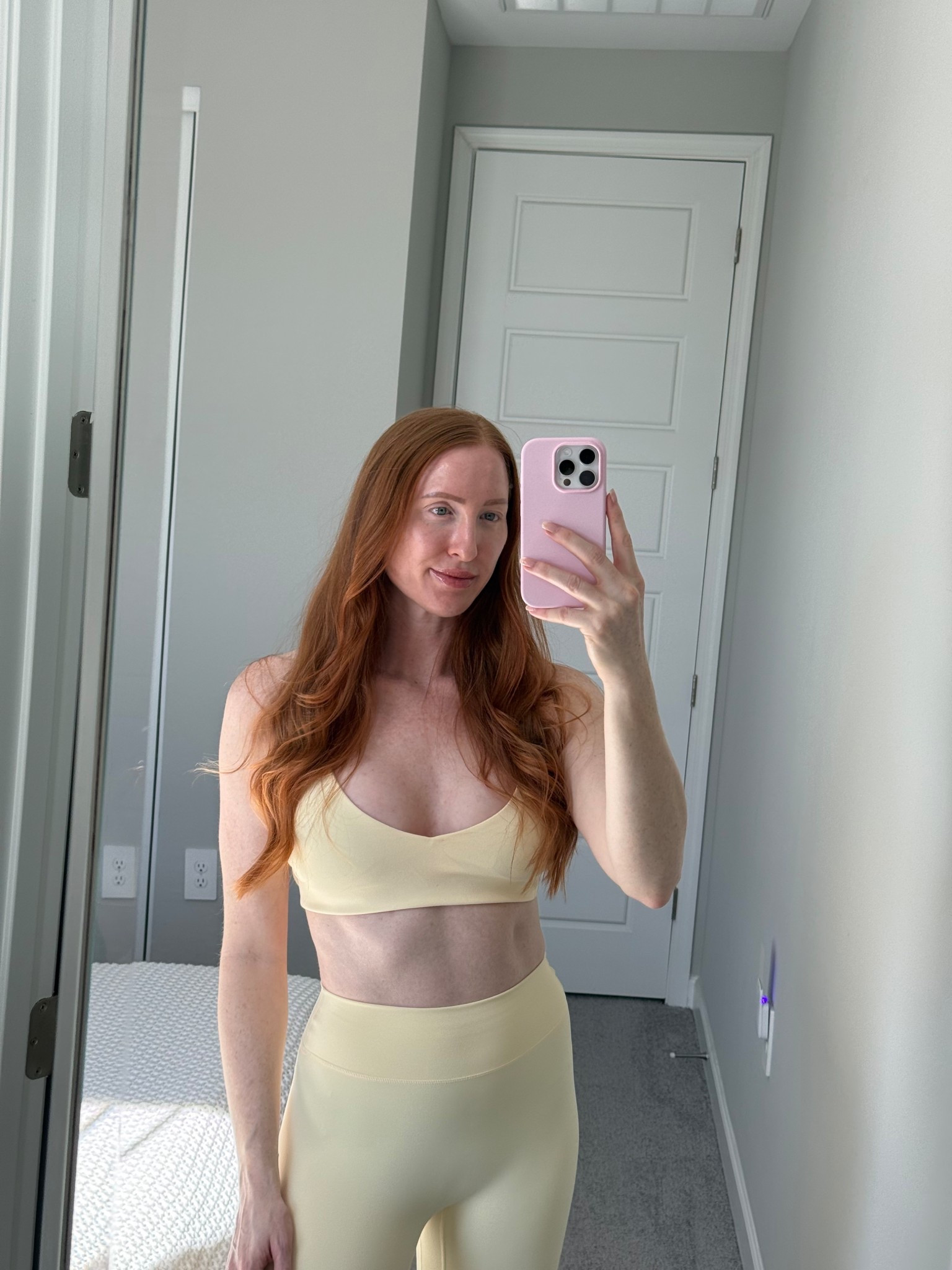 The perfect pastel set for spring! 🌼 

#butteryellow #yellow #set #activewear #gymset#workoutset #spring 

#LTKootd #LTKActive #LTKfitnessgoals