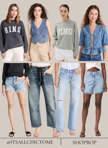 Top selects from the Shopbop up to 40% off sale- Anine bing, agolde and Levi denim 

#LTKfindsunder100 #LTKsalealert