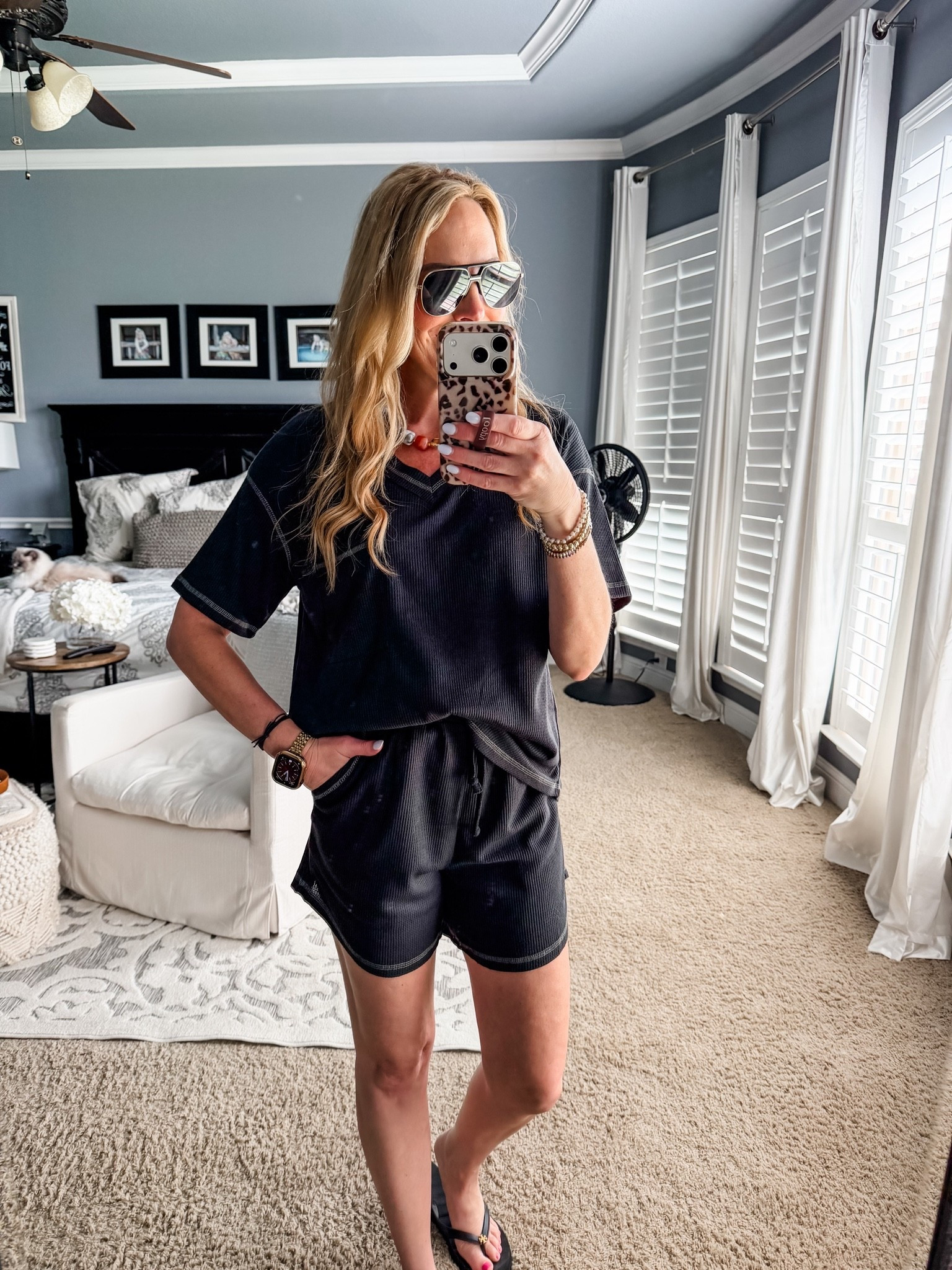 This waffle knit set is so cute and comfy and comes in lots of colors. I’m wearing a size small. 

Two piece set | matching set | travel outfit | casual outfits | comfy outfit | summer outfit | Amazon | summer outfits | travel outfits | beach outfits | loungewear

#LTKootd #LTKmomlife #LTKTravel