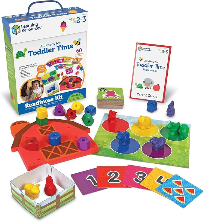 Learning Resources All Ready For Toddler Time Activity Set, Counting, Sorting, Homeschool, 22 Pie... | Amazon (US)