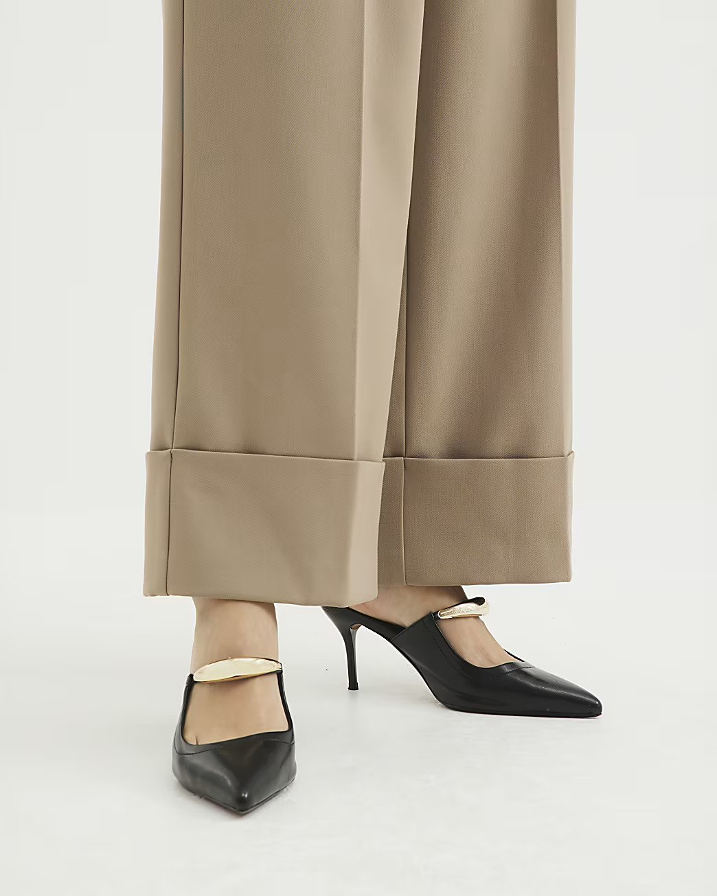 Black Court Heel Shoes | River Island UK & IE