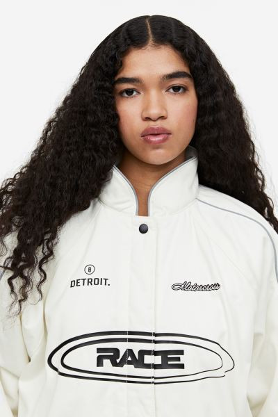 Printed Racer Jacket | H&M (US + CA)
