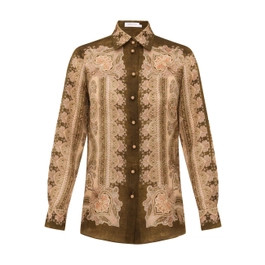 Luna Satin Shirt - Olive Perla Paisley            
        
            

    
    
    








... | ZIMMERMANN (US, CA, EU, MENA)