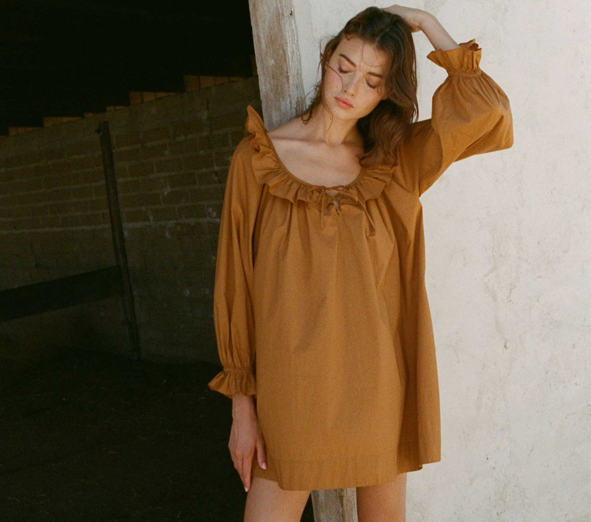 JILLIAN DRESS - FOXTAIL | DÔEN | DOEN