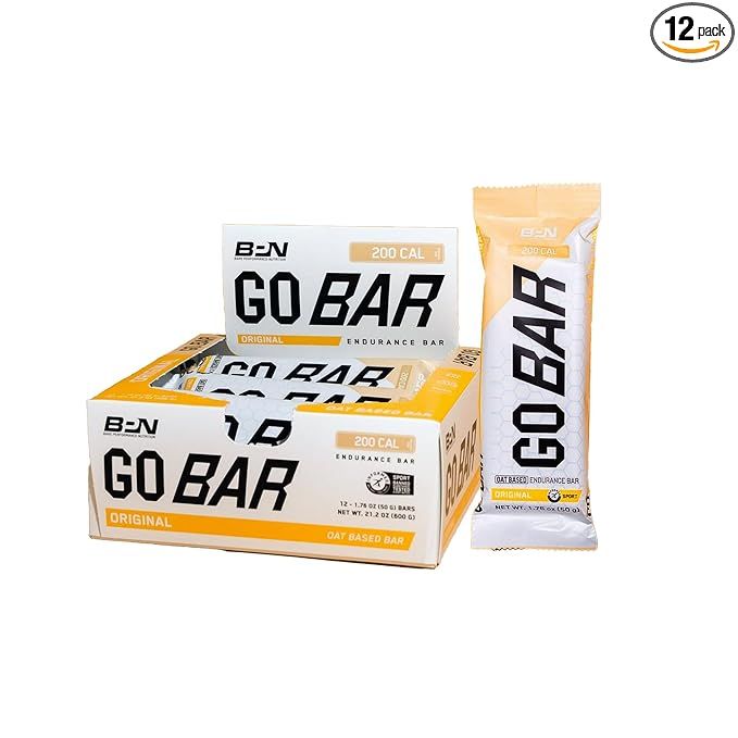 BPN Go Bar, Oat Based Endurance Training Bar 36g of Carbohydrates and 200 Calories Per Bar, 12 Ba... | Amazon (US)